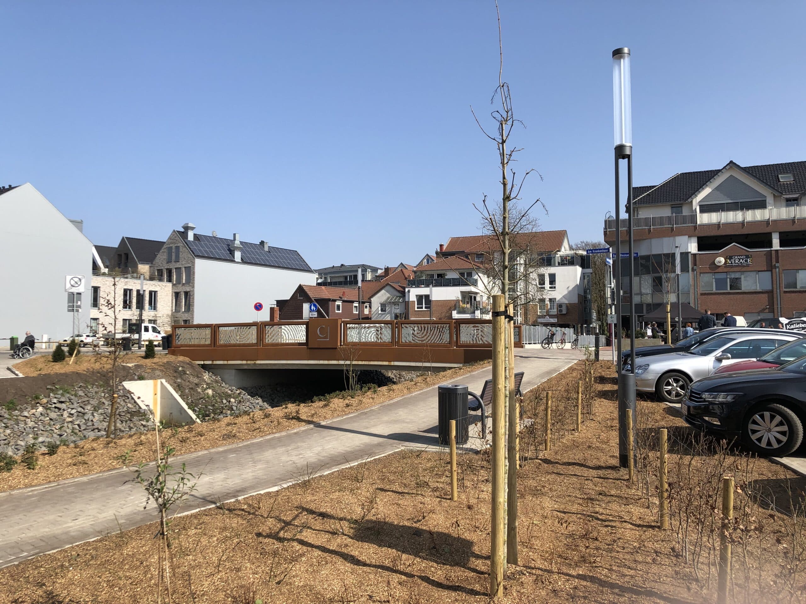 Eröffnung der Brücke am Krankenhaus in Cloppenburg