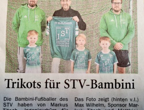Neue Trikots für die STV-Bambini