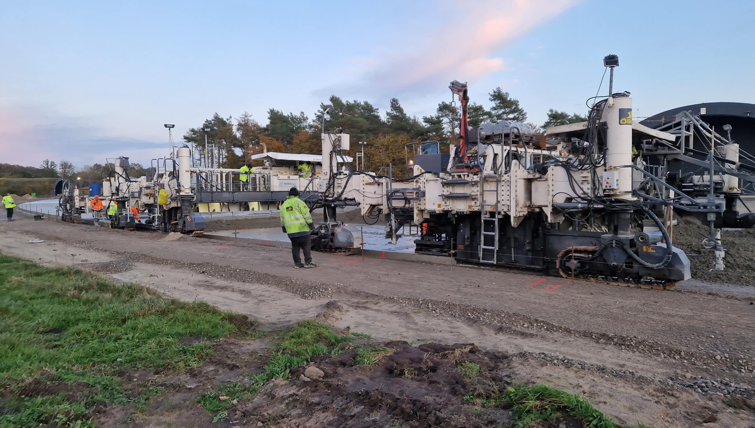 hoemeofd Betondeckenbau auf der Liegenschaft Wittmund gestartet